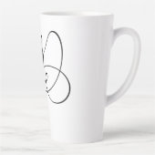 Kos Heart in vlag, Griekenland, ik hou van Kos, Co Latte Mok (Rechts)