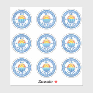 KOS Island, Grèce Sticker à pack multiple
