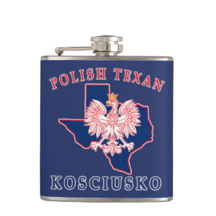 Kosciusko Poland Texan Heupfles