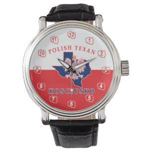 Kosciusko Polonais montre texane de la Couronne