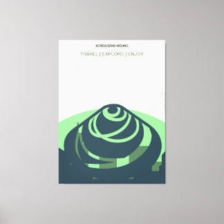 Kosciuszko Mound Canvas Afdruk