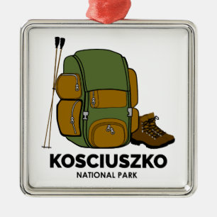 Kosciuszko National Park Backpack Metalen Ornament