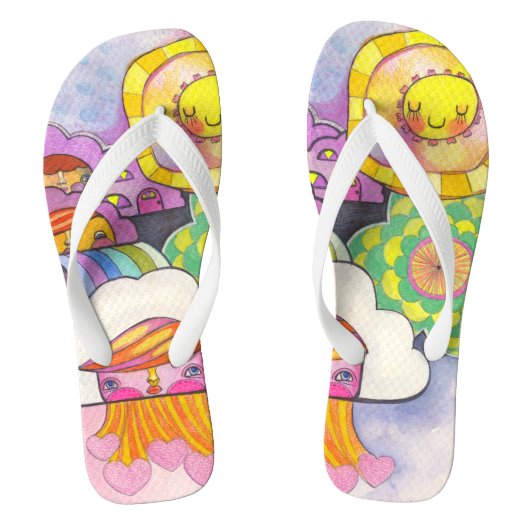 Kosharek art teenslippers (Voetbed)