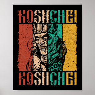 Koshchei Onsterfelijke Afkomst Heidendom Oekraine  Poster