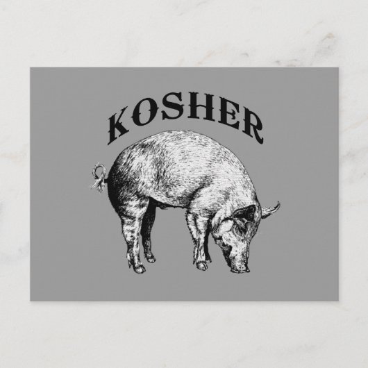 Kosher Briefkaart (Voorkant)
