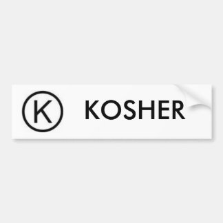 KOSHER BUMPERSTICKER