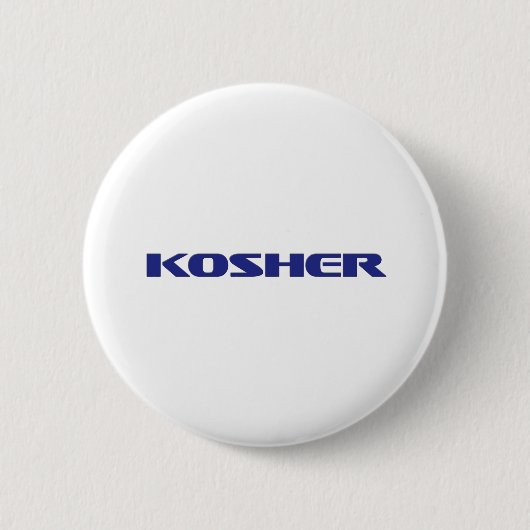 Kosher-Button Ronde Button 5,7 Cm (Voorkant)