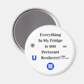 KOSHER FRIDGE MAGNET (Recto/Verso)