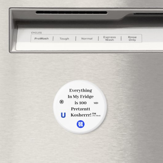 KOSHER FRIDGE MAGNET (In Situ (Lave-vaisselle))