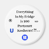 KOSHER FRIDGE MAGNET (Devant)