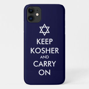 Kosher houden en doorgaan iPhone 11 hoesje