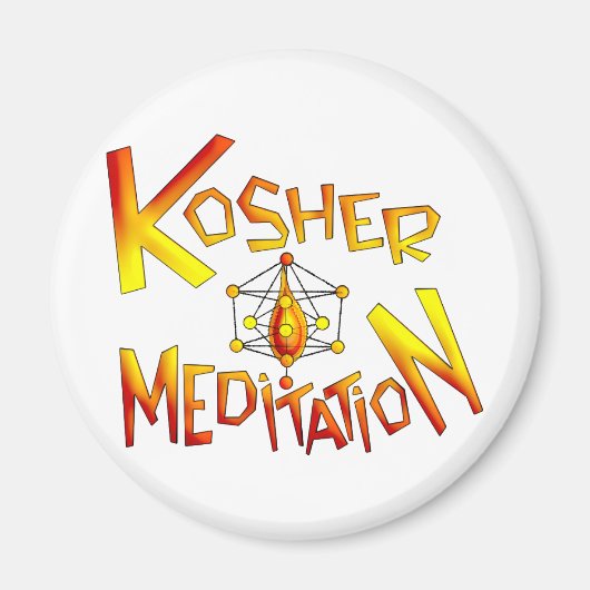 Kosher Meditation Magneet (Voorkant)