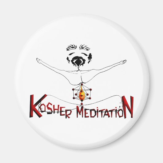 Kosher Meditation Magneet (Voorkant)
