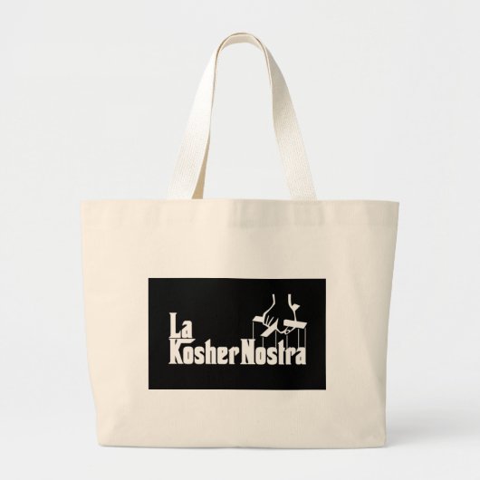 Kosher Nostra Grote Tote Bag (Voorkant)