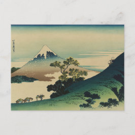 Koshu Inume-Toge door Hokusai Briefkaart