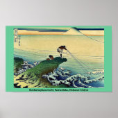 Koshu kajikazawa door Katsushika, Hokusai Ukiyoe Poster (Voorkant)