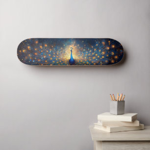Kosieke Pauw met Sterrenveren Skateboard