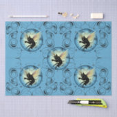 Kosmic Cat Moon en Stars Tissuepapier (Craft)