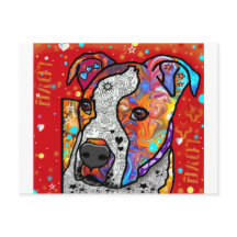 Kosmic Pit Bull - Helderkleurig - Cadeauidee