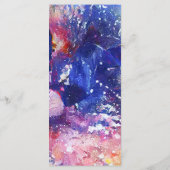 Kosmisch Abstract Cat Dreamscape Bladwijzer Menu (Achterkant)