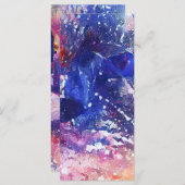 Kosmisch Abstract Cat Dreamscape Bladwijzer Menu (Voorkant / Achterkant)