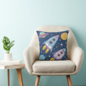 kosmisch avonturenkussen kussen (Stoel)