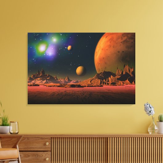 Kosmisch bewustzijn canvas afdruk (Insitu (Woonkamer))