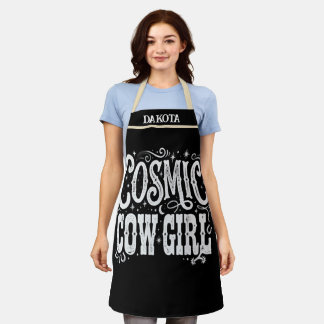 Kosmisch Cowgirl Koksschort Funny Westerse Keuken Schort