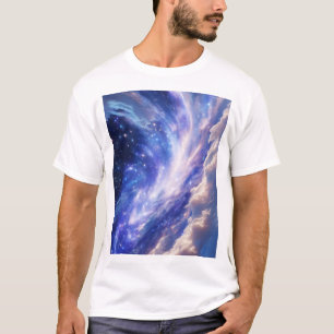 Kosmisch Dreamscape: wervelende nevel en Sterrenna T-shirt