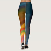 Kosmisch geïnspireerde Leggings (Achterkant)