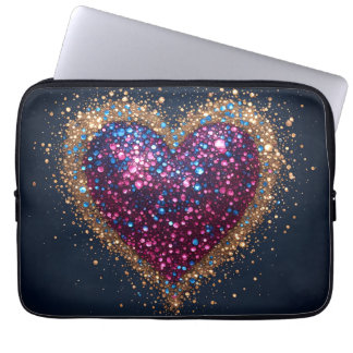 Kosmisch Heilig Hart Laptop Sleeve