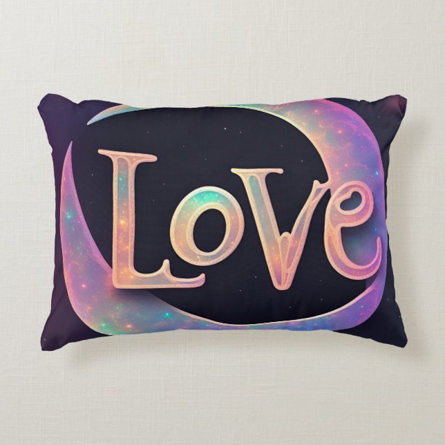Kosmisch ik hou van je accent kussen (Voorkant)