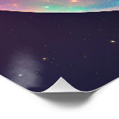 Kosmisch ik hou van je perfect poster (Hoek)