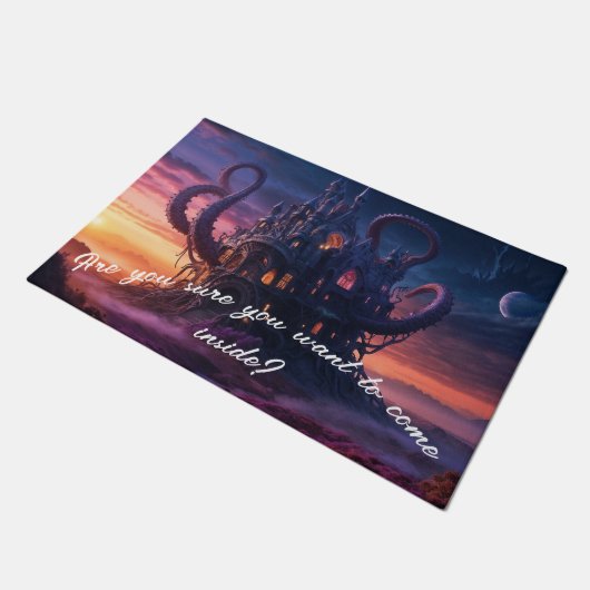 Kosmisch kasteel uit Eons Long Past Deurmat (Schuin)