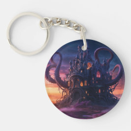 Kosmisch kasteel uit Eons Long Past Sleutelhanger