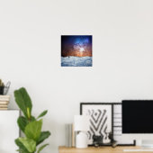 Kosmisch Landschap Poster (Thuiskantoor)