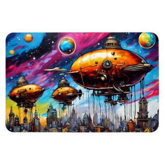 kosmisch luchtschip magneet
