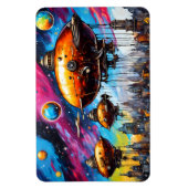 kosmisch luchtschip magneet (Verticaal)