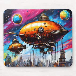 kosmisch luchtschip muismat