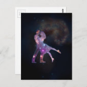 kosmisch paar briefkaart (Voorkant / Achterkant)
