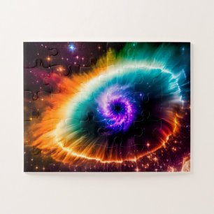 Kosmisch Paarse Oog in de Lucht van Leuke Buitenru Legpuzzel