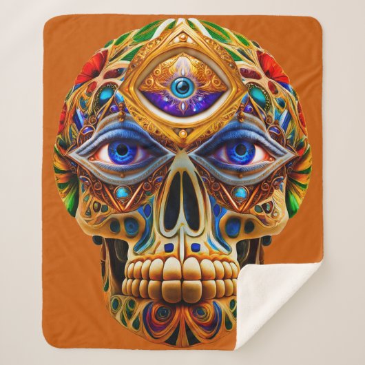 Kosmisch Requiem 21a Sherpa Deken (Voorkant)