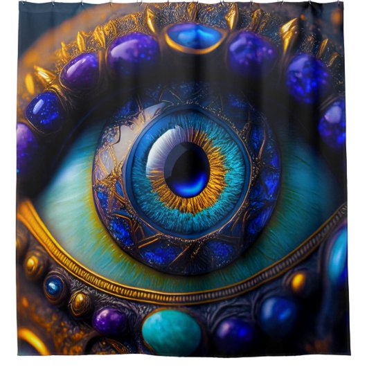 Kosmisch Requiem 22a Douchegordijn (Voorkant)