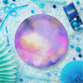 Kosmisch ruimteontwerp voor koele Abstracte Waterv Papieren Bordje (Feest)