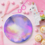 Kosmisch ruimteontwerp voor koele Abstracte Waterv Papieren Bordje (Feest)