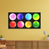 Kosmisch spectrum – Orb-serie Landschap Canvas Afdruk (Insitu (Woonkamer))