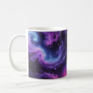 Kosmisch Sterrenstelsel Nevel Abstract Ruimte Kuns Koffiemok