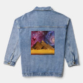 Kosmisch storm boven Egypte Denim Jacket (Achterkant)