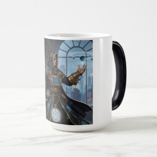Kosmisch uurwerk maken Fantasy Sci-Fi Art Magische Mok