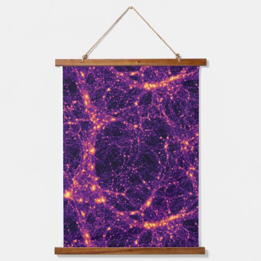 Kosmisch web hangend wandkleed (Voorkant)